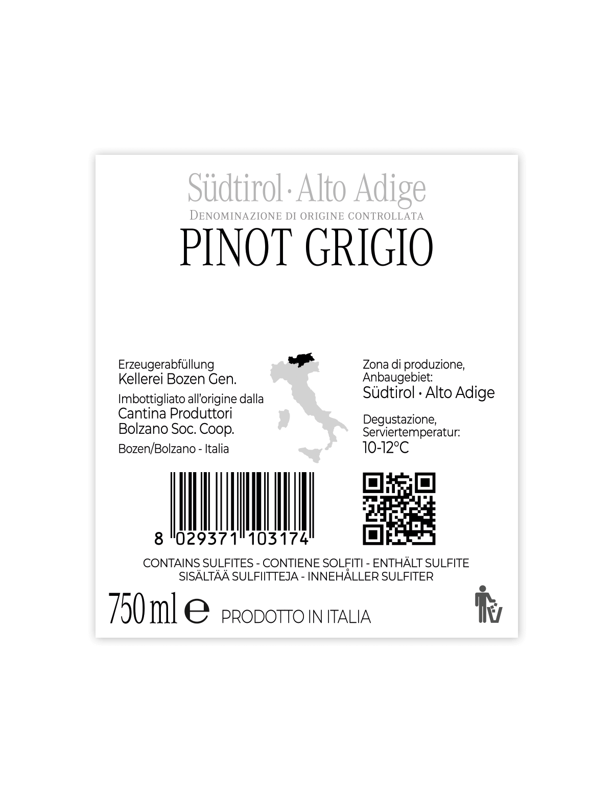 PINOT GRIGIO Südtirol • Alto Adige DOC 2021
