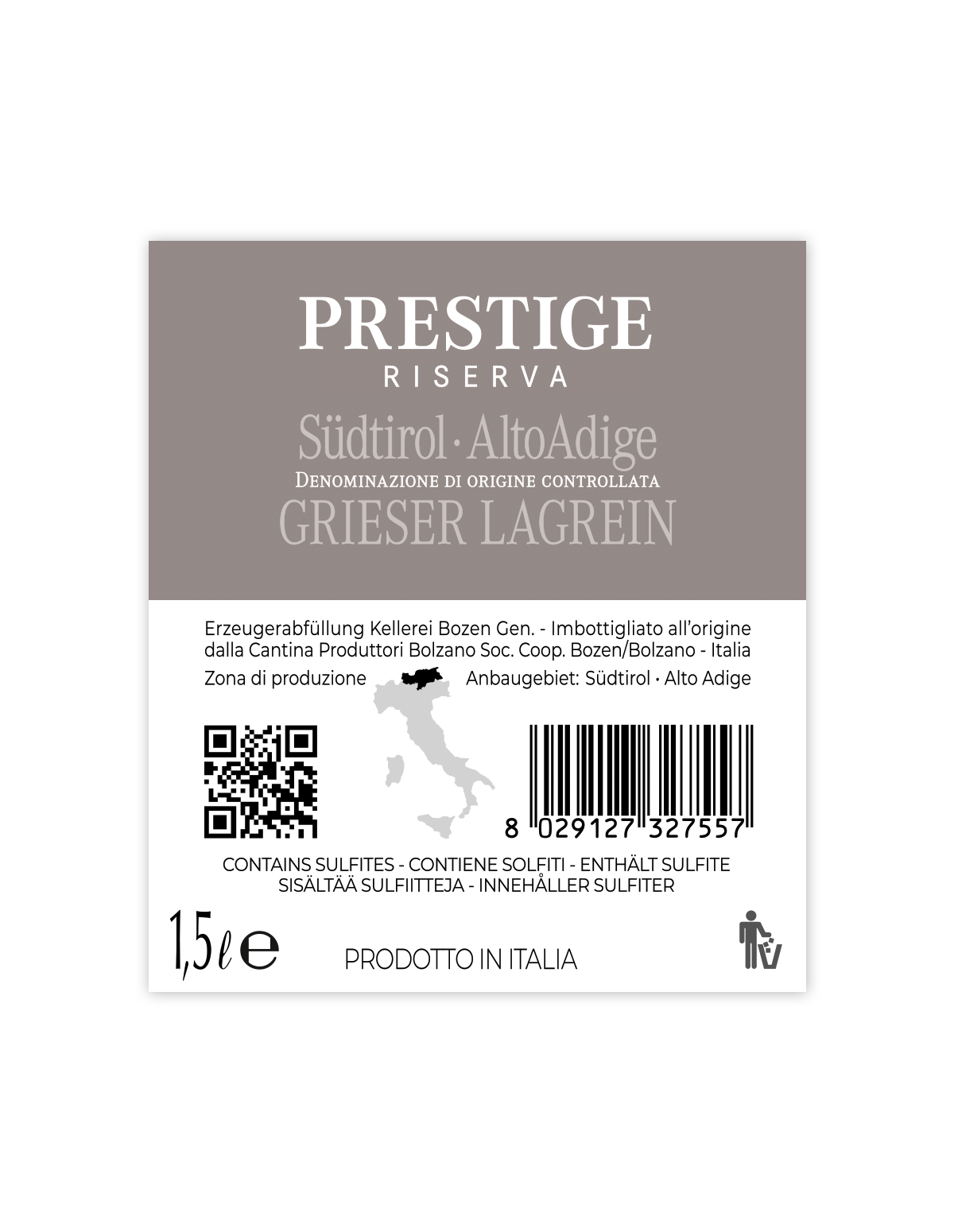 Magnum PRESTIGE GRIESER LAGREIN RISERVA Südtirol • Alto Adige DOC 2020